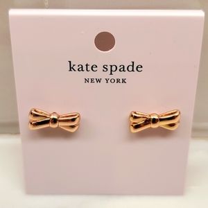 NWT Kate Spade Double Bow Studs